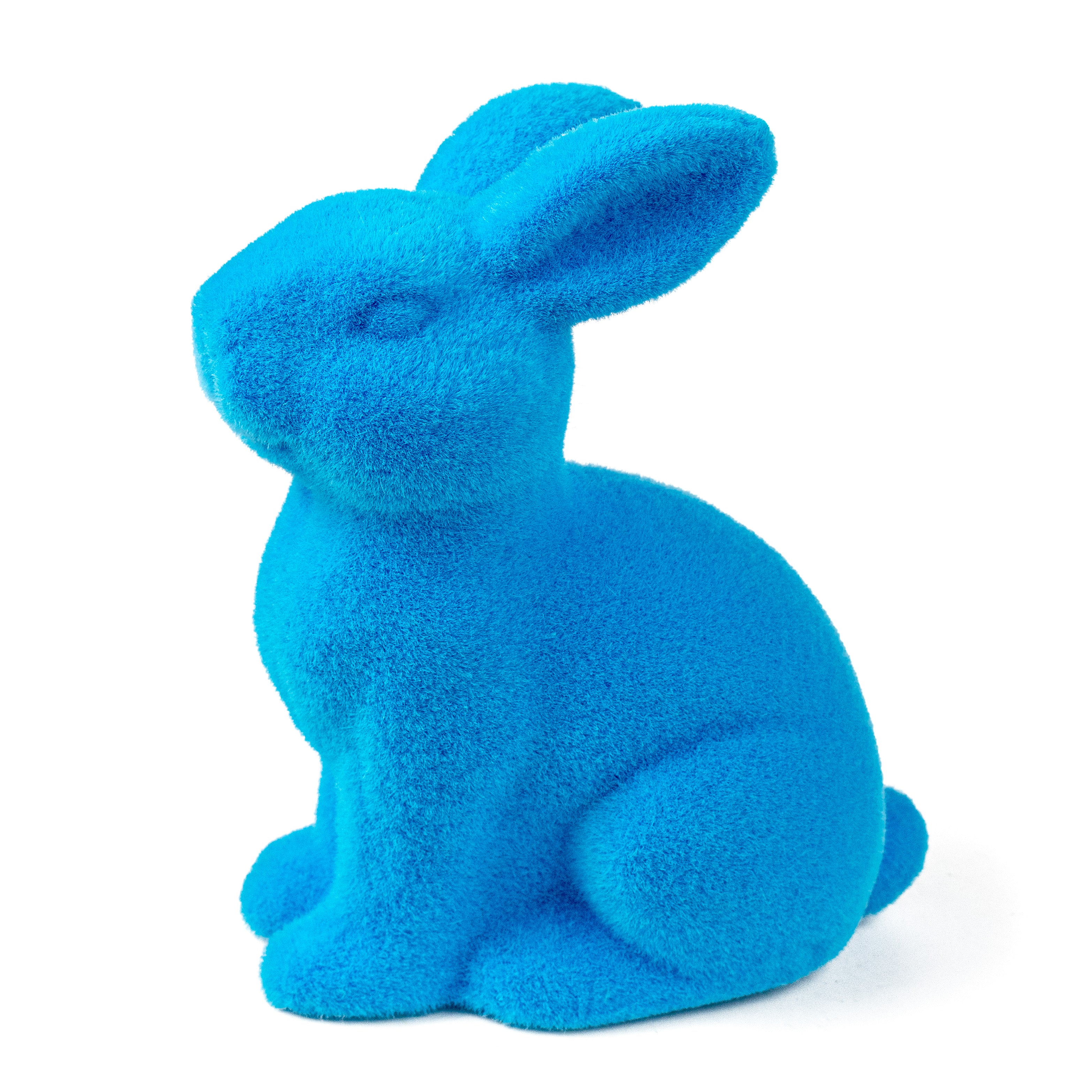 27 inch Flocked hot Bunny in Periwinkle Blue