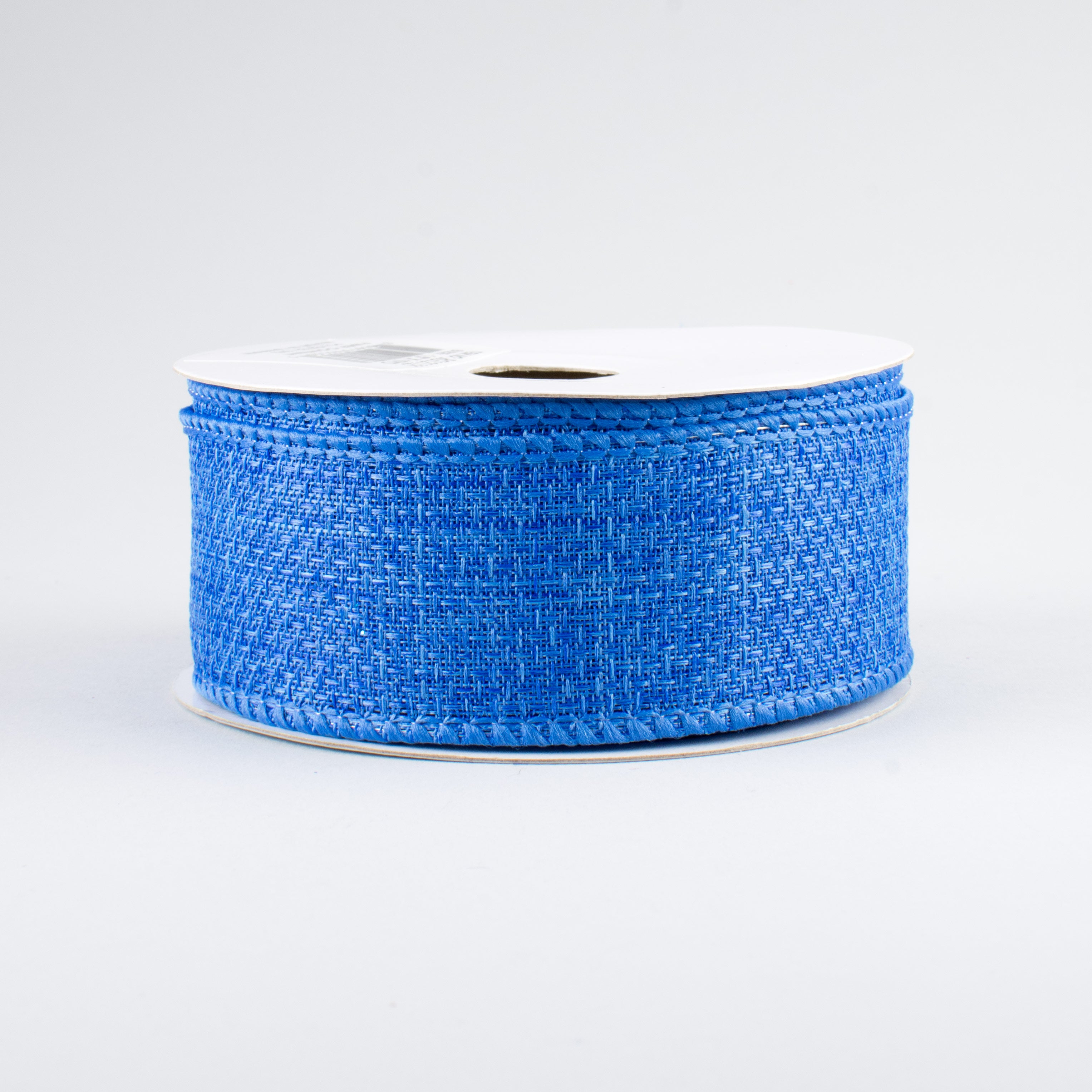 Royal blue burlap ribbon sale