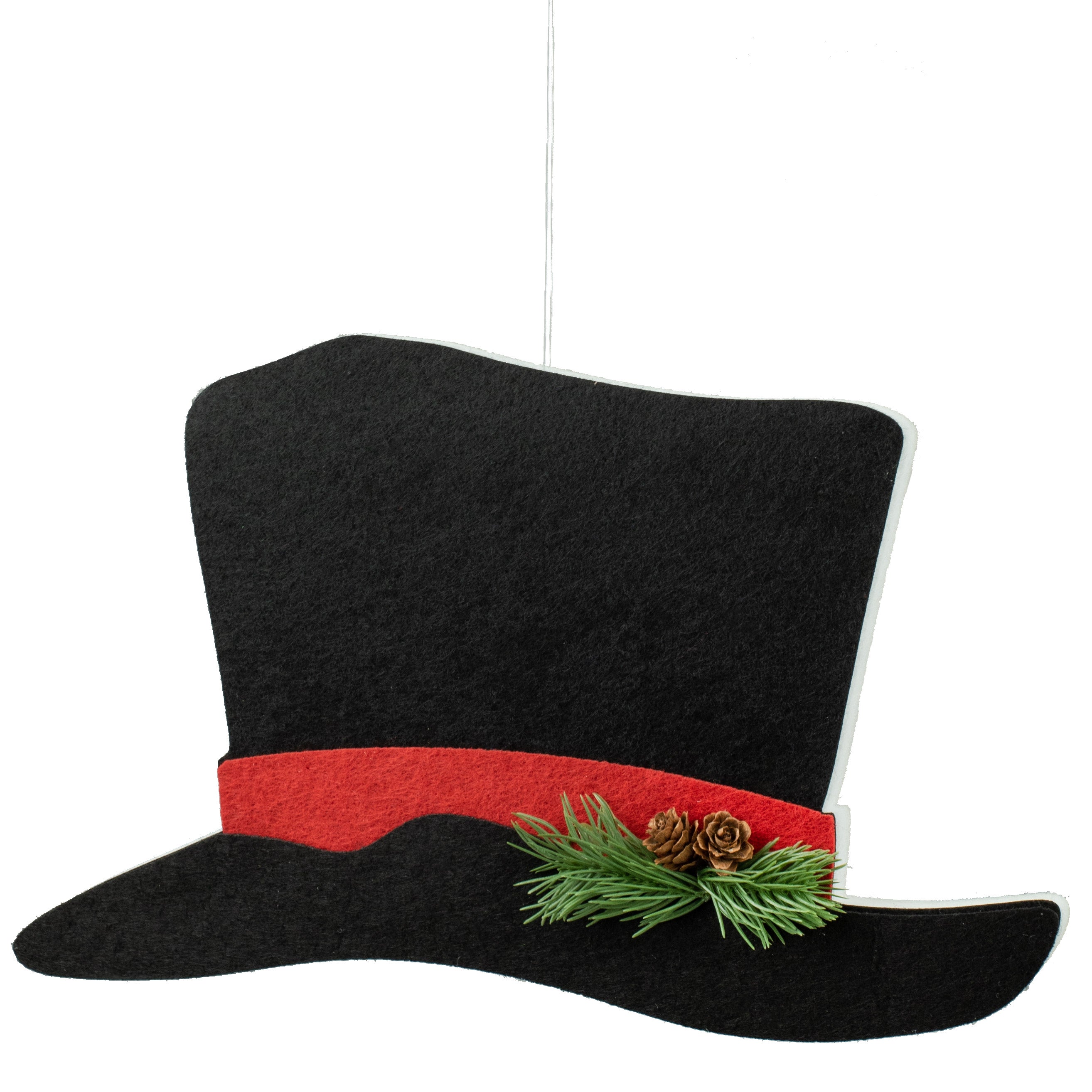 14 Felt Foam Top Hat Ornament