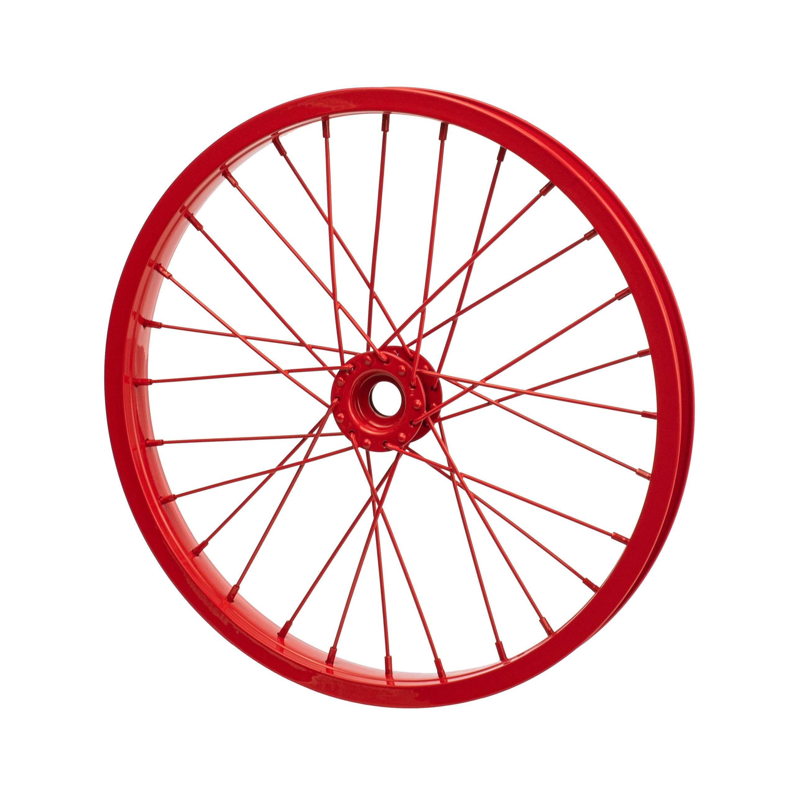 Red bike rims on sale