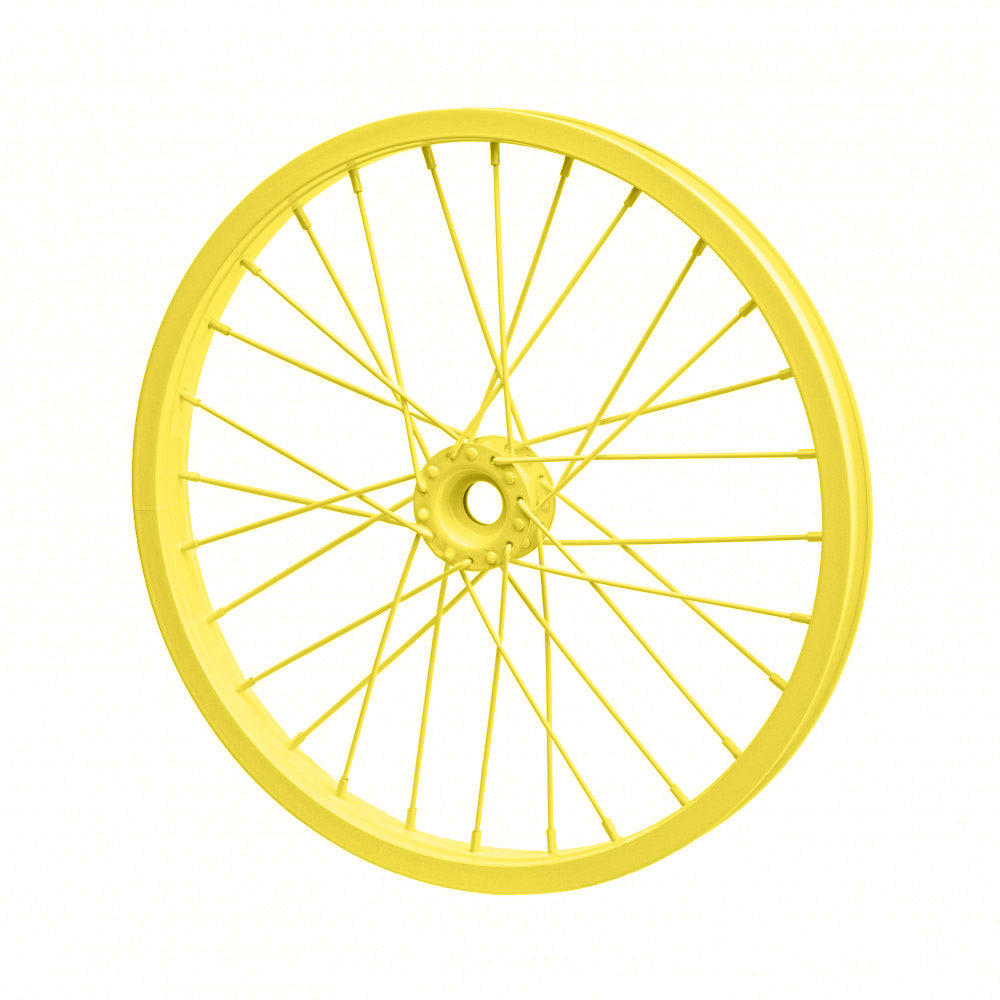 16 Decorative Bicycle Rim Yellow