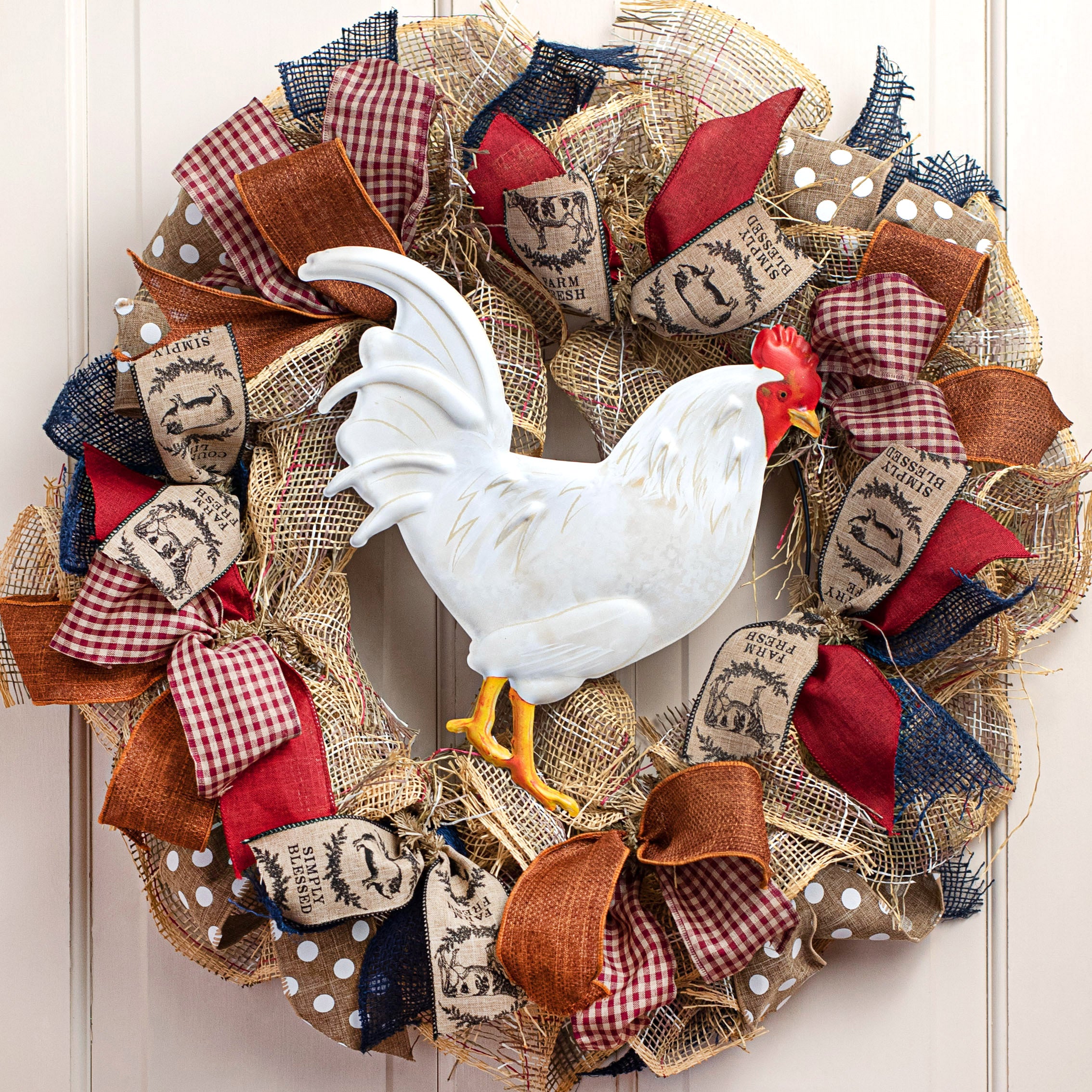 Farmhouse Rooster outlet wreath