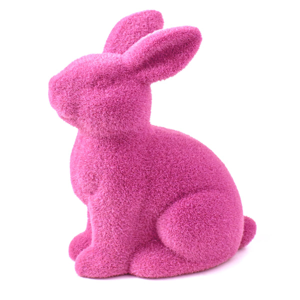 Flocked Pink Bunny shops - XL