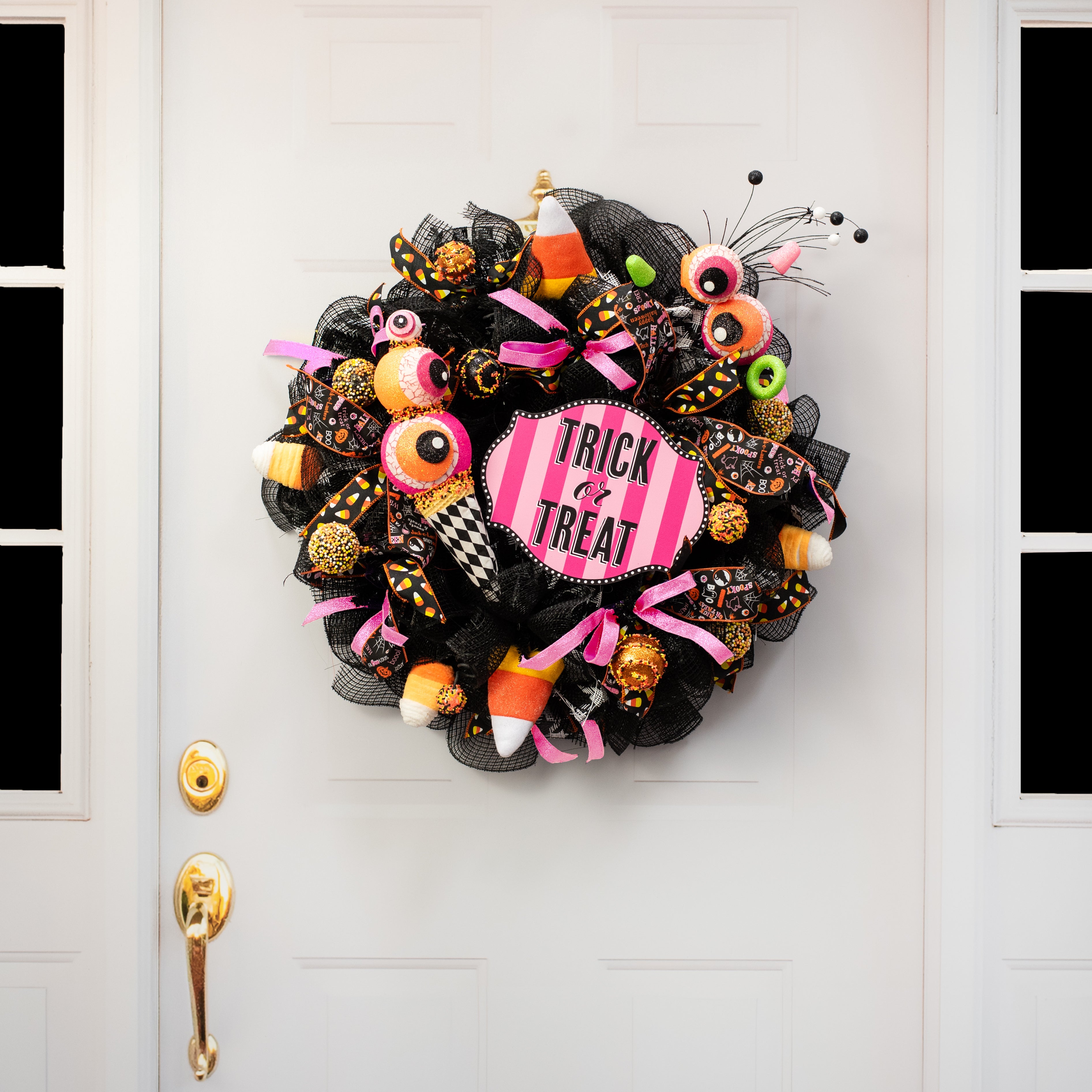 Harlequin Faux shops Cone Valentine’s Wreath