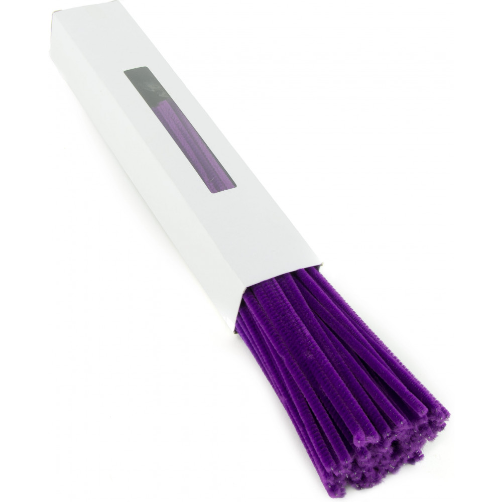 Pipe Cleaners / Chenille Stems: Purple (100) [10166-70] 