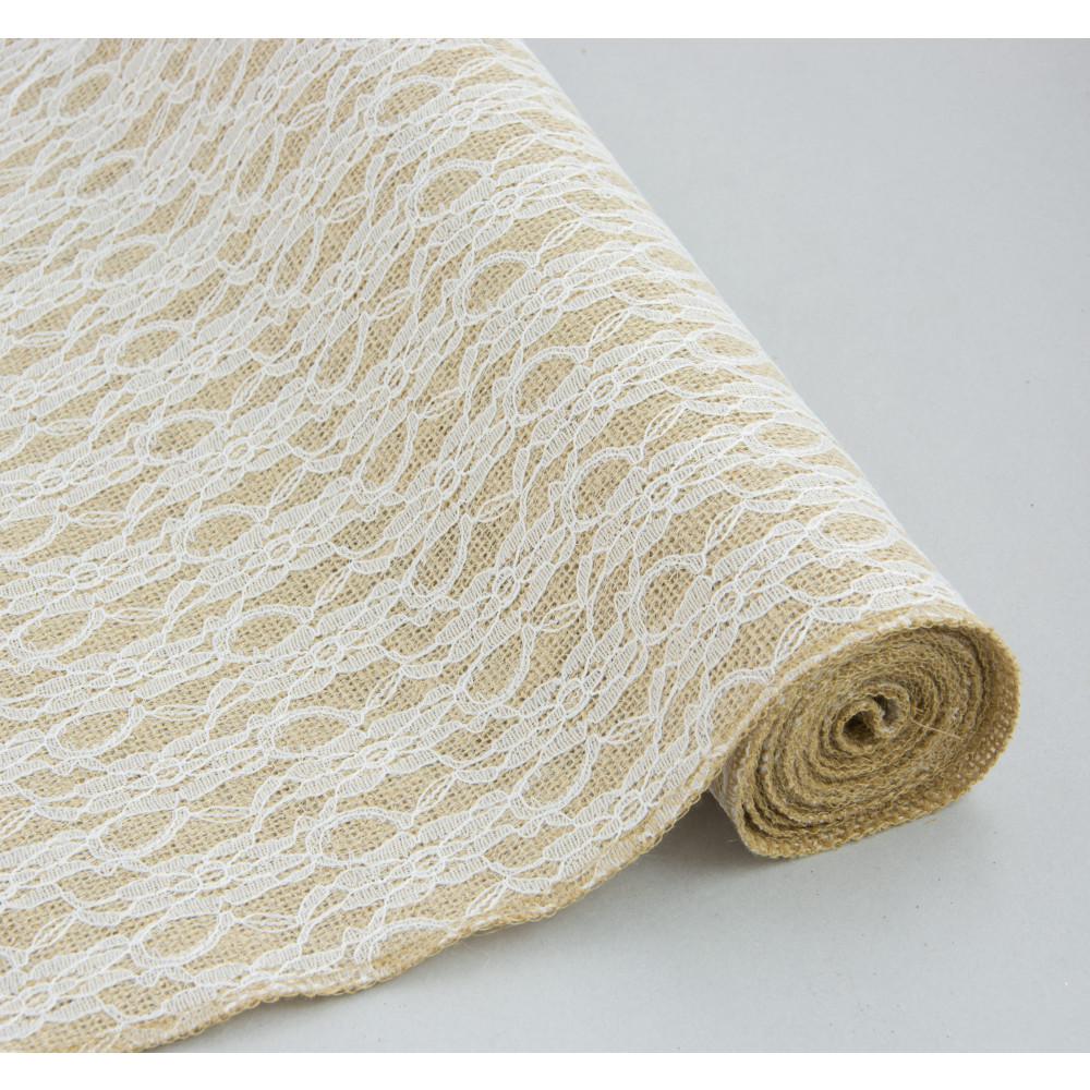 18 Loose Weave Burlap Fabric: Natural (10 Yards)