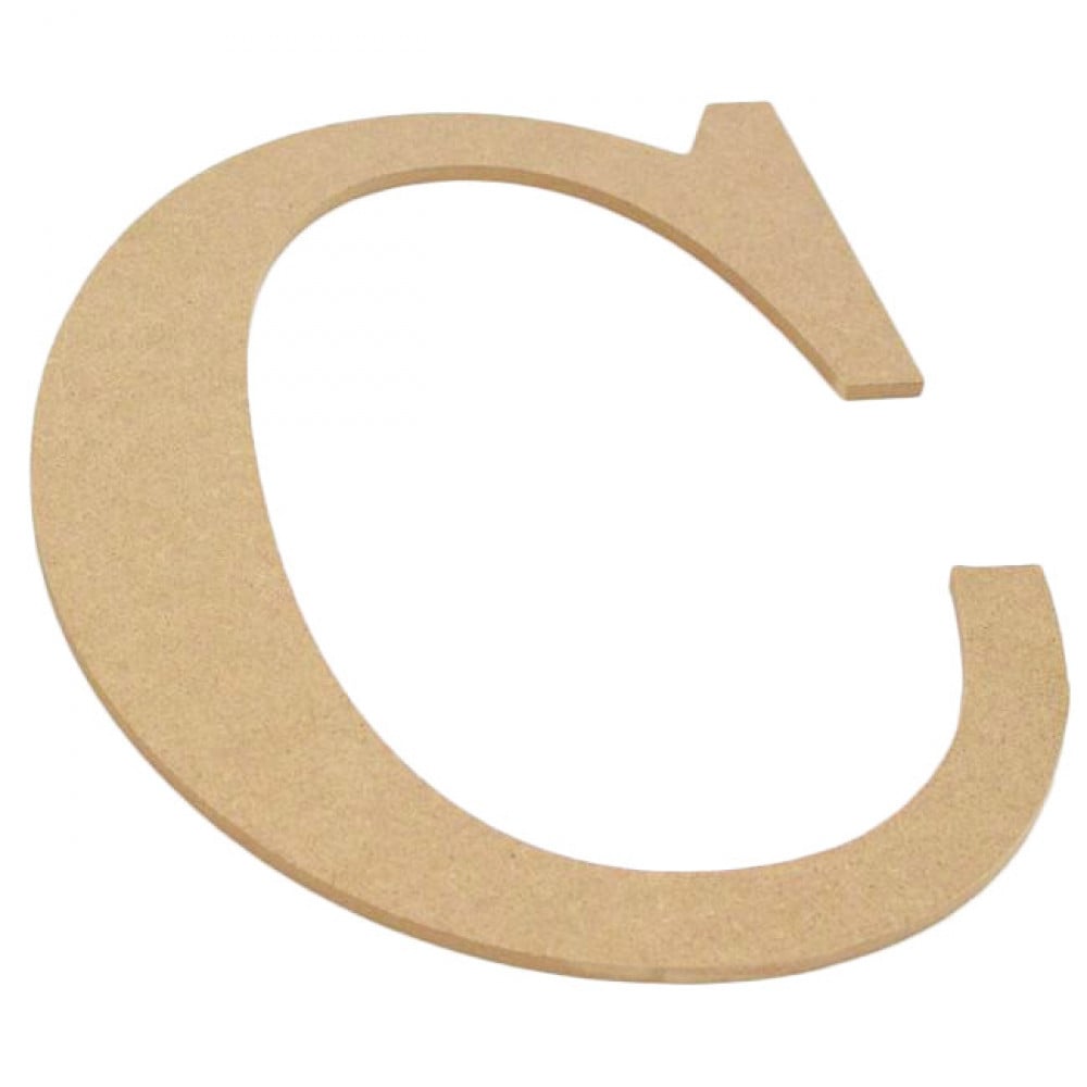 decorative wooden letter c