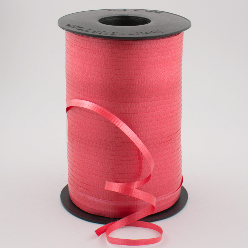 Red Curling Ribbon Roll - Solid Colors
