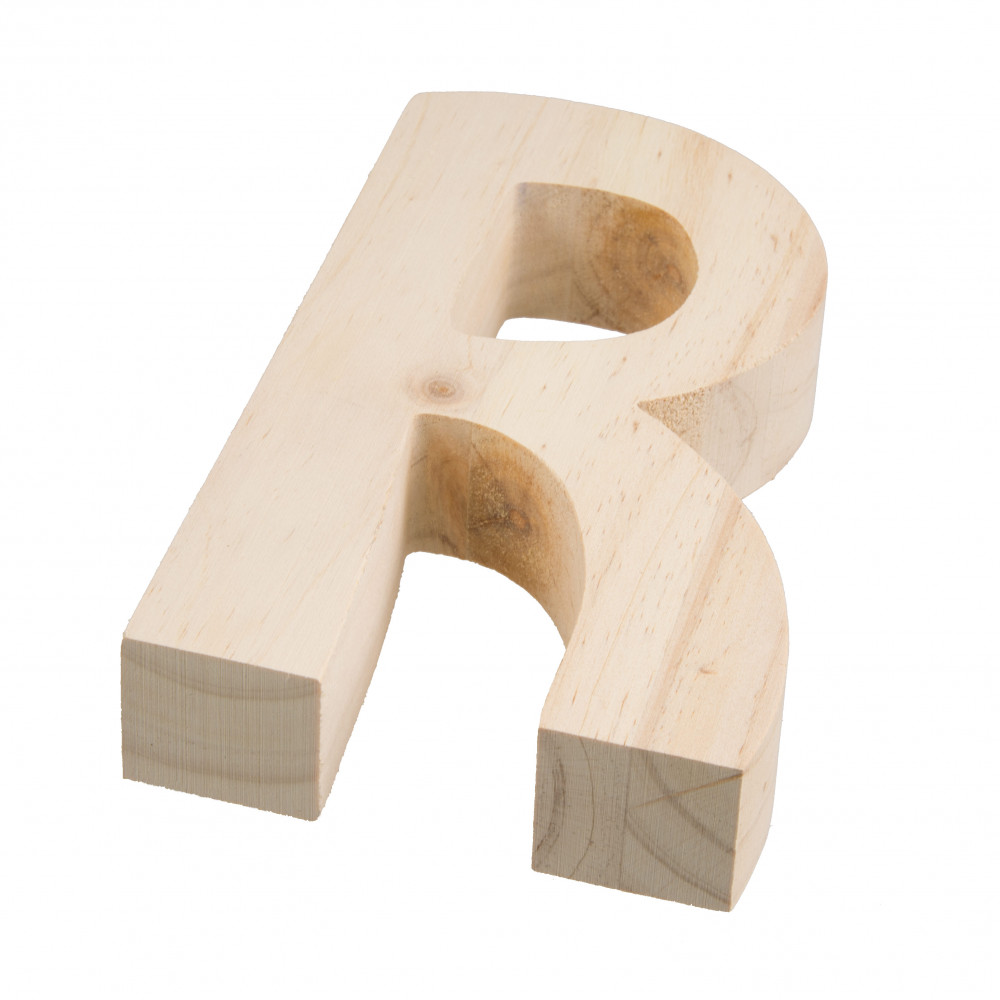 Chunky Unfinished Free Standing Wood Letter 7 3/4 in – Northwest Crafts and  Decor LLC
