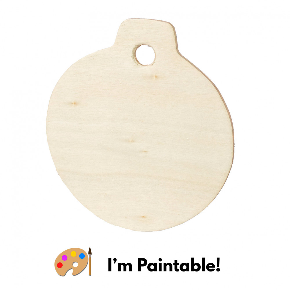 paintable wooden ornaments