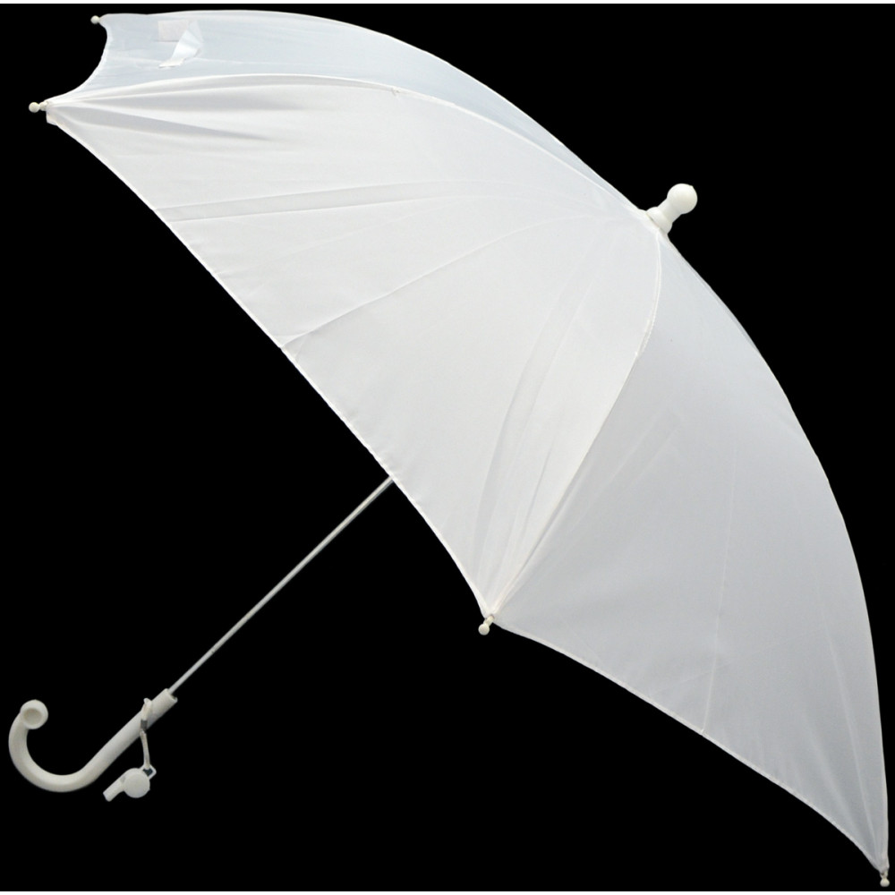 18" Umbrella: White [7132-WHT] - CraftOutlet.com
