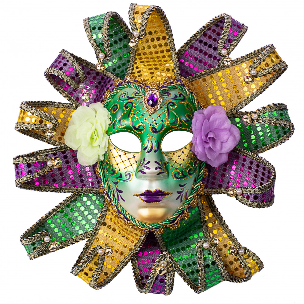 Mardi Gras Purple Hand-enameled Mask Sterling and Leather Removable Ko –  Kat's Jewelry Magic