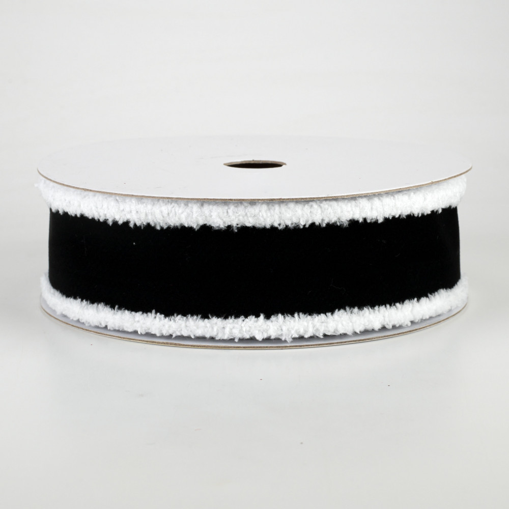 Decorative Ribbon 2.5''x15' Lace Ribbon Black