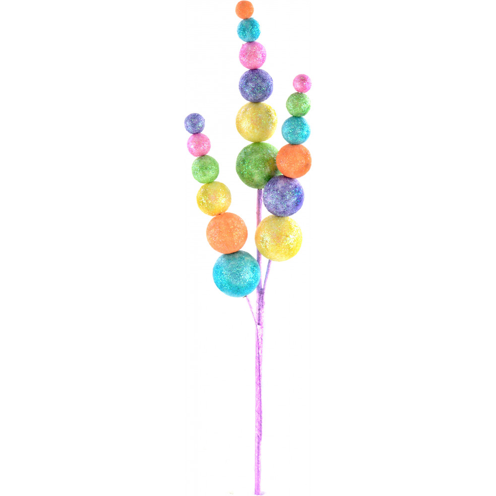 30 Glitter Gum Ball Spray: Spring Multicolor [HE4124] 