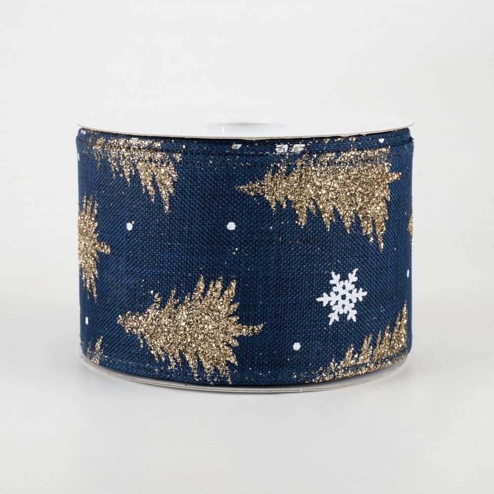 Gold and Champagne Christmas Tree Ribbon