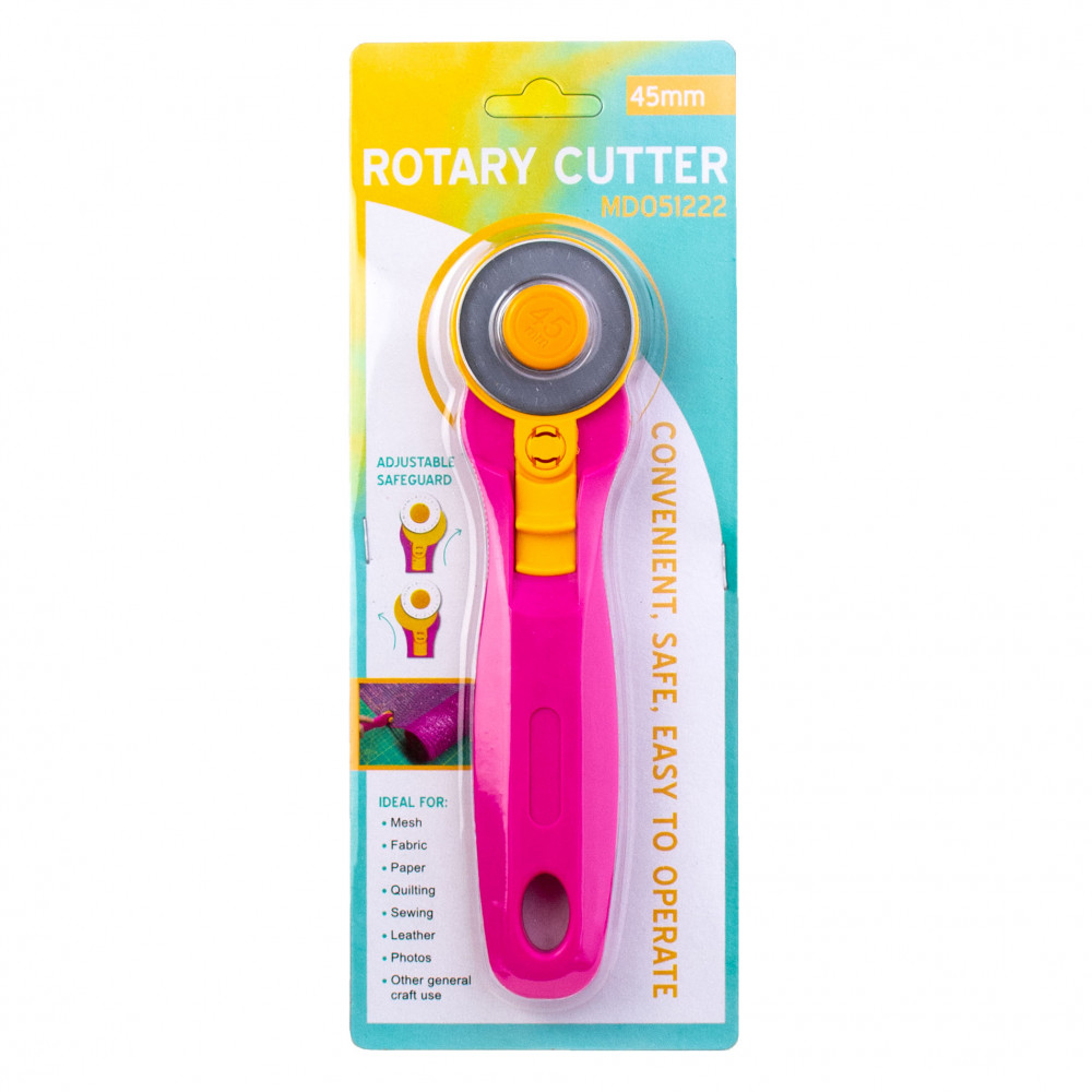 Rotary cutter for fabric and paper