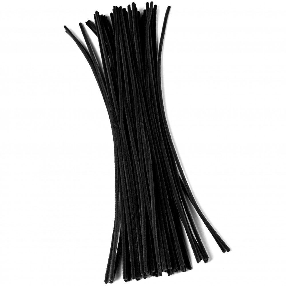 Black Cotton Pipe Cleaners