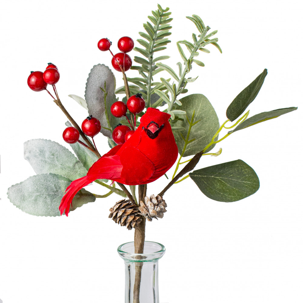 Red Berry & Eucalyptus Spray - Pender & Peony - A Southern Blog