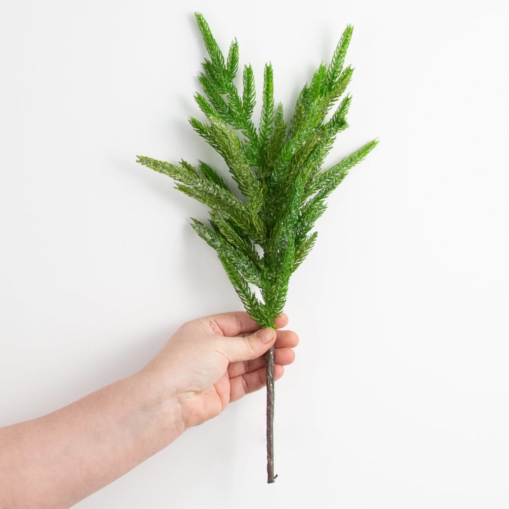 36 Pieces Artificial Pine Branches,artificial Fir Stems For