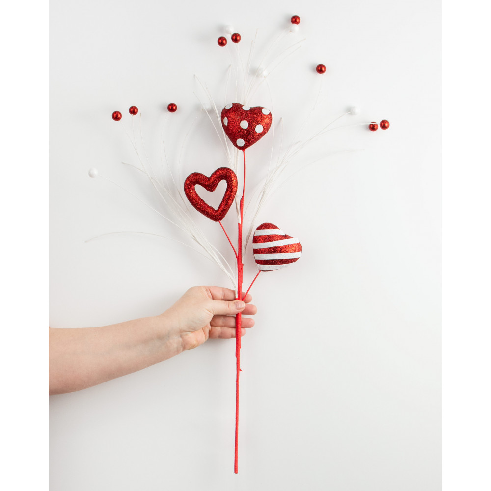 24 Valentine Stripe & Polka Dot Spray [40062] 