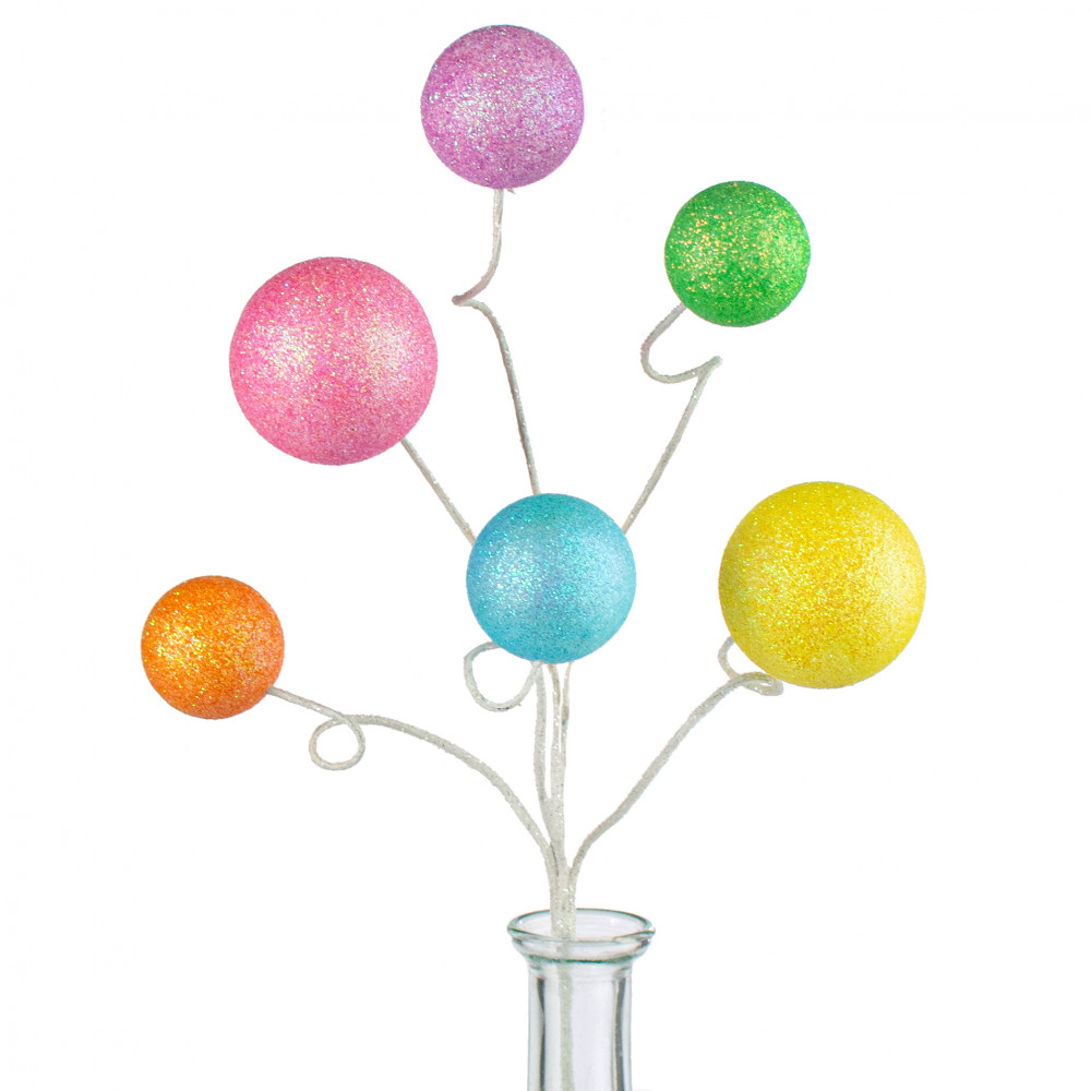 30 Glitter Gum Ball Spray: Spring Multicolor [HE4124] 