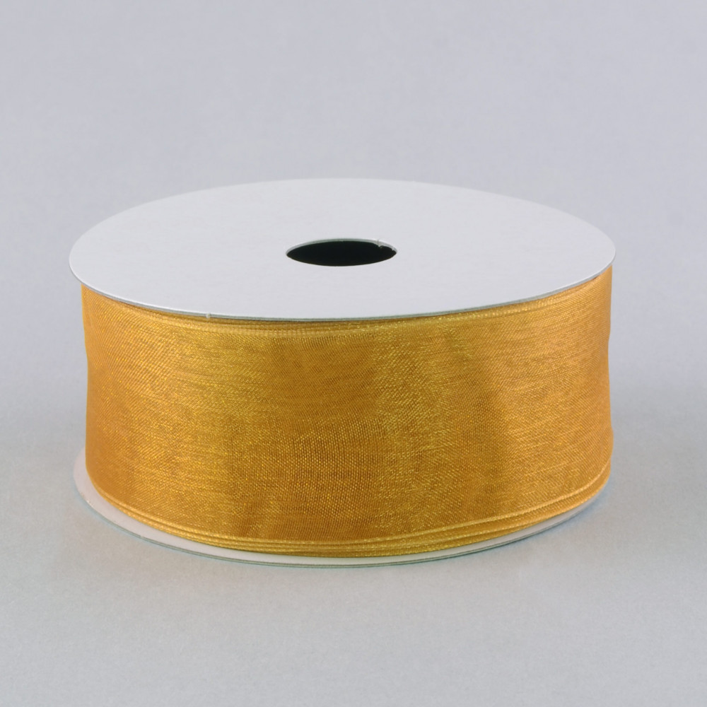 1.5 Metallic Sheer Ribbon: Navy (10 Yards)