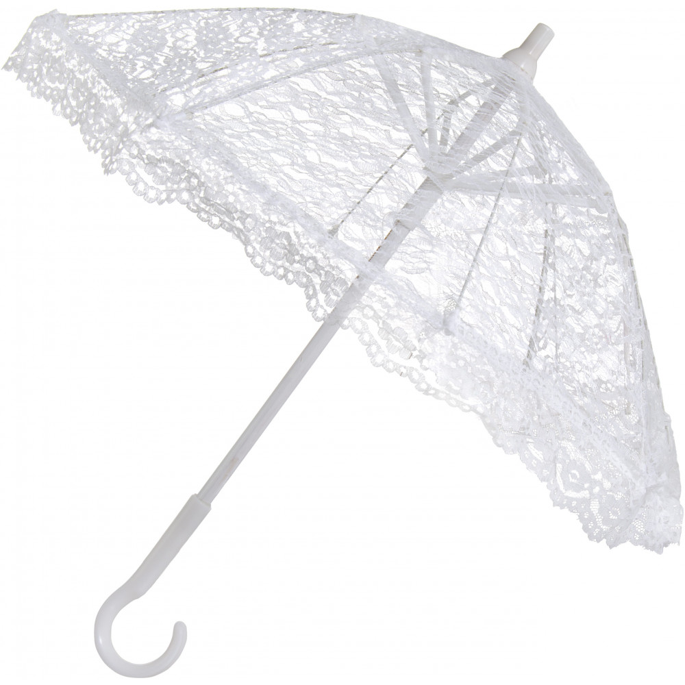 white lace parasol cheap