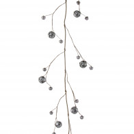 24' Rustic Pearl Wire Garland [GD1155] - CraftOutlet.com