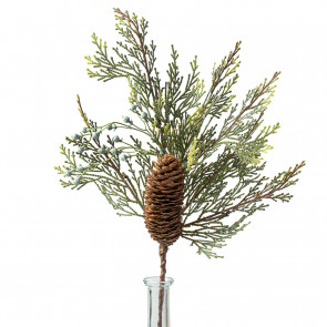 12pcs Natural Pine Cone Picks Christmas Pinecone Sprays Medium Pinecones  Picks With Wired Stems 8.3 Inch Tall For Xmas,a