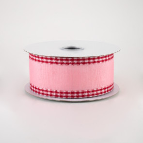 Dupioni Supreme Wired Edge Ribbon, 1-1/2-Inch, 10 Yards, Pink – Firefly  Imports