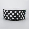 2.5” Yellow and White Polka Dot Ribbon RG158829