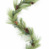 6' Flocked Long Needle Pine Garland [85338GA6] 